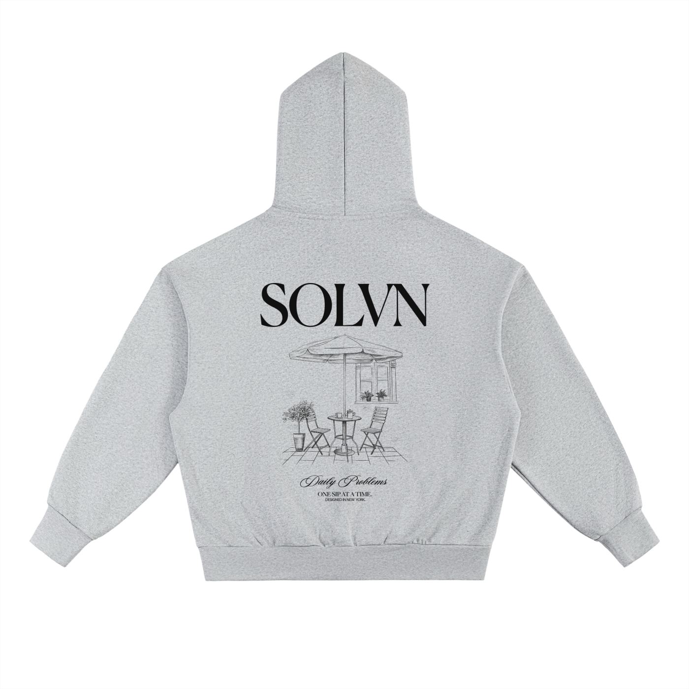 SOLVN Essential Hoodie (Flower Gray)