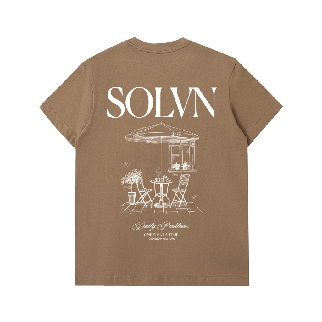 SOLVN Essential Cotton Café Tee