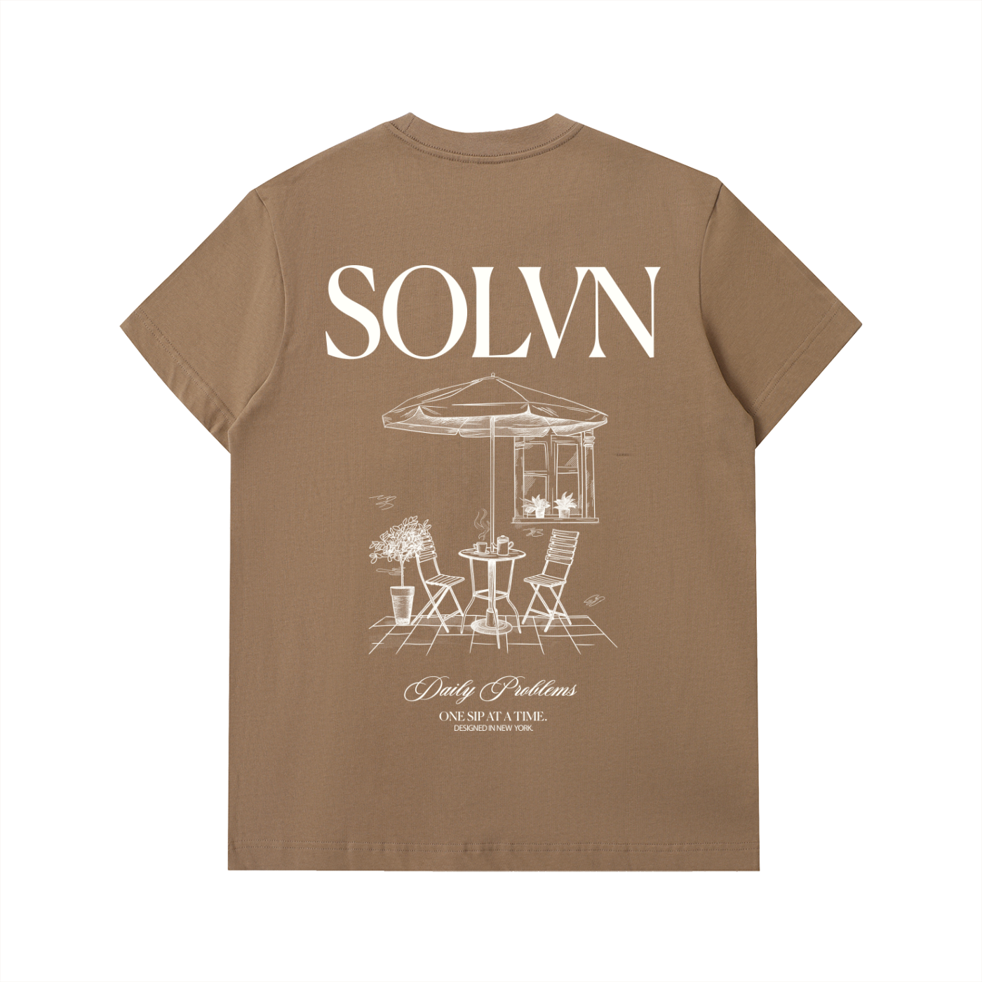 SOLVN Essential Cotton Café Tee