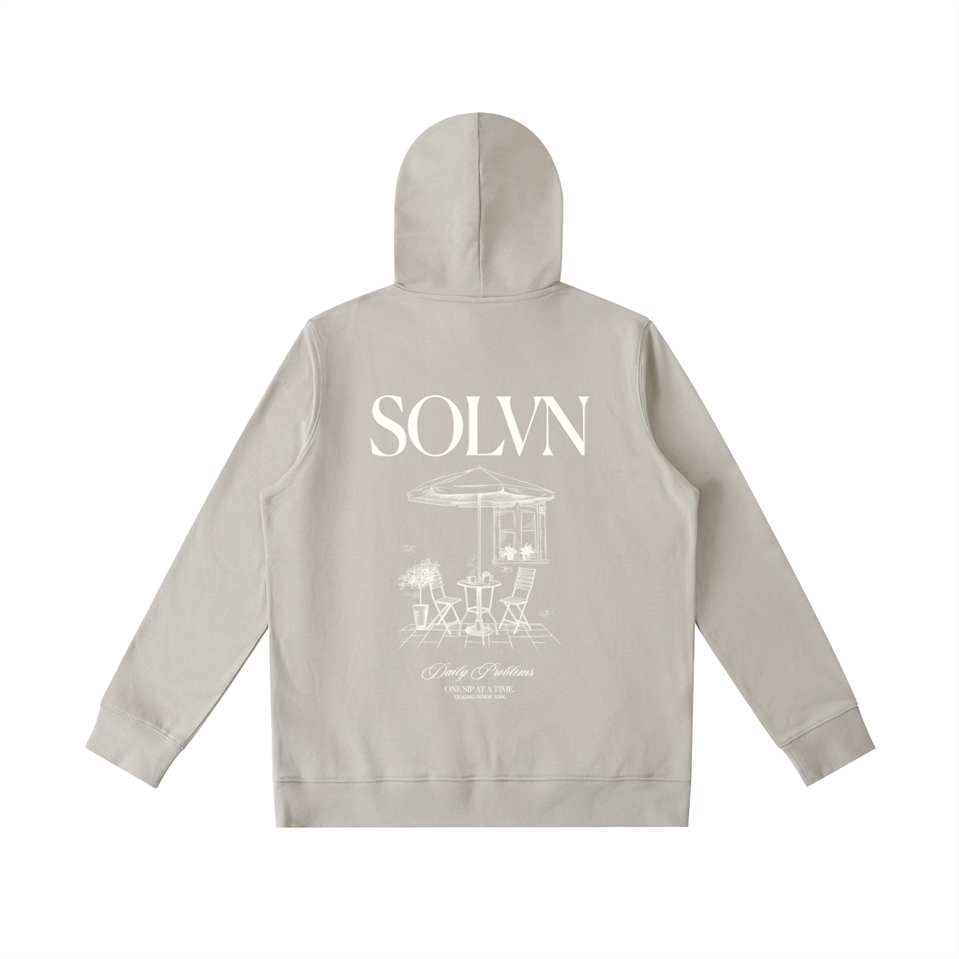 SOLVN Essential Café Drawstring Hoodie