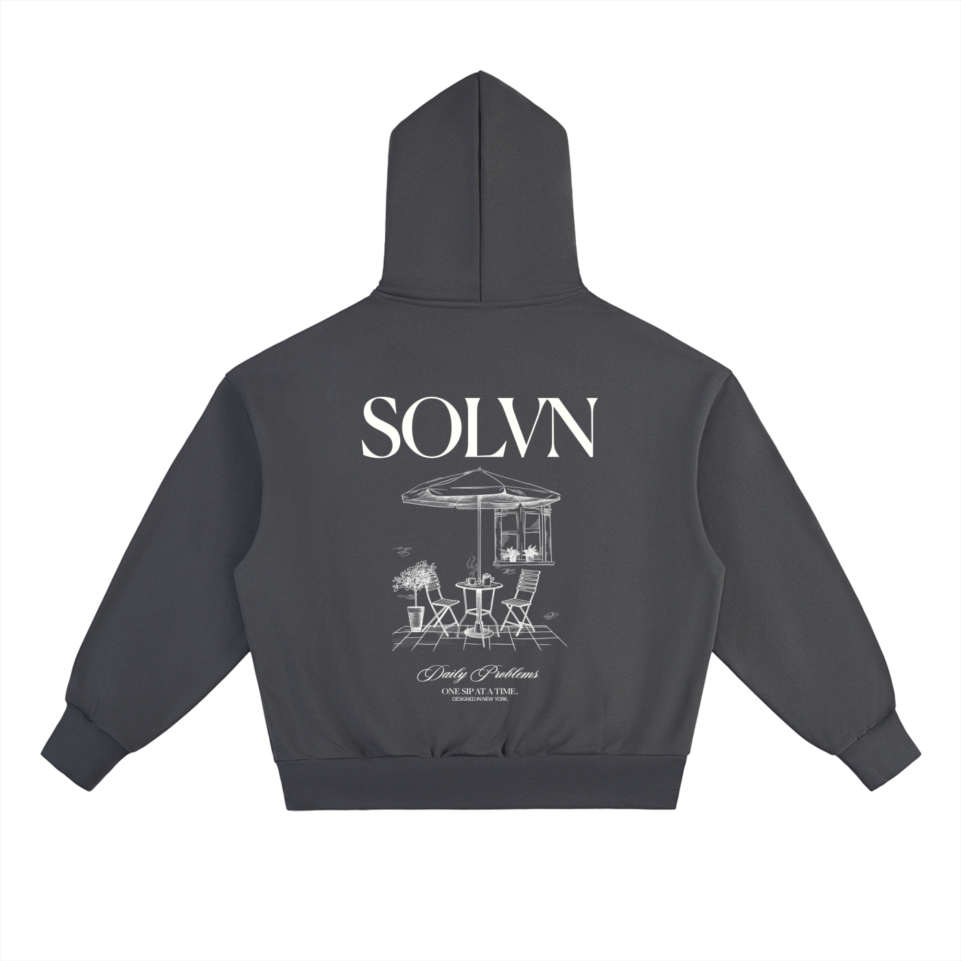 SOLVN Essential Hoodie (Charcoal Gray)