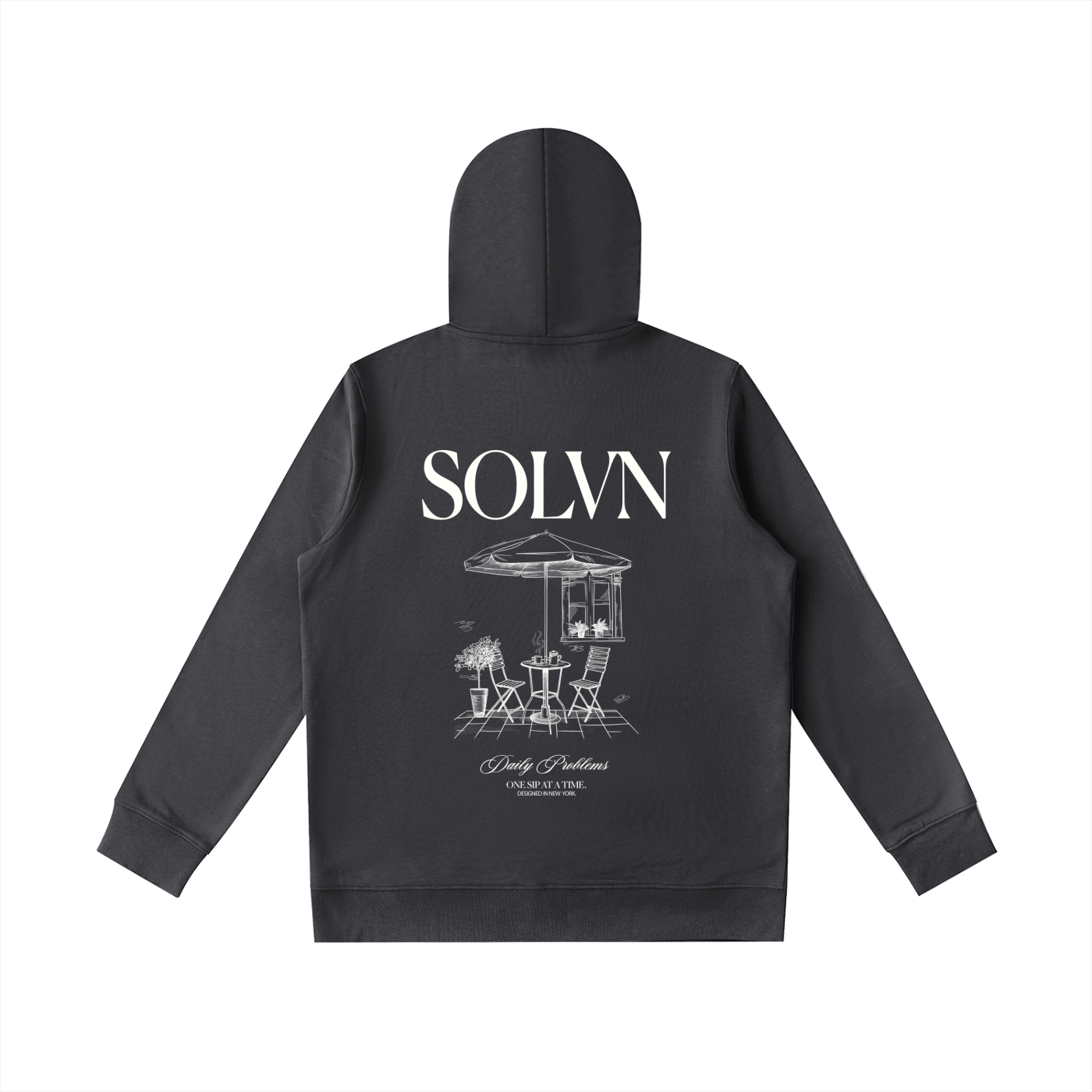 SOLVN Essential Café Drawstring Hoodie
